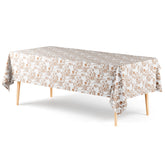 Trendables Premium Pomegranate Plastic Table Cover 54 In. x 108 In. | 6 Pack